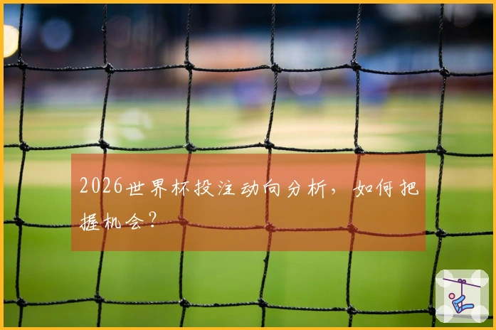 2026世界杯投注动向分析，如何把握机会？