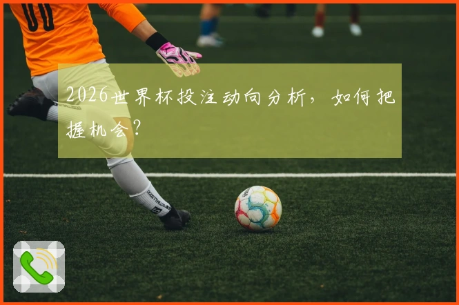 2026世界杯投注动向分析，如何把握机会？